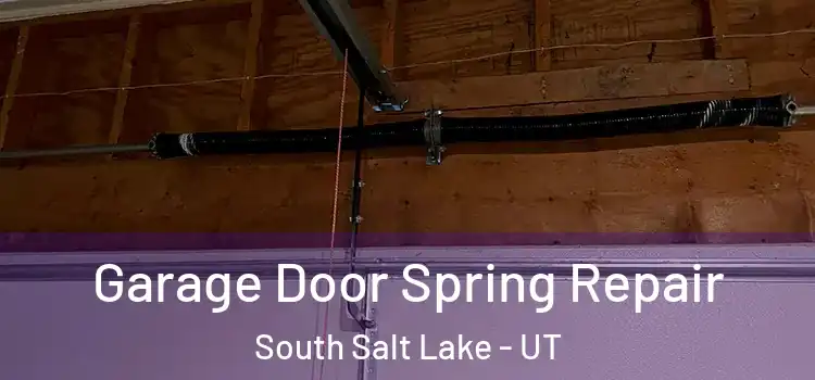 Garage Door Spring Repair South Salt Lake - UT